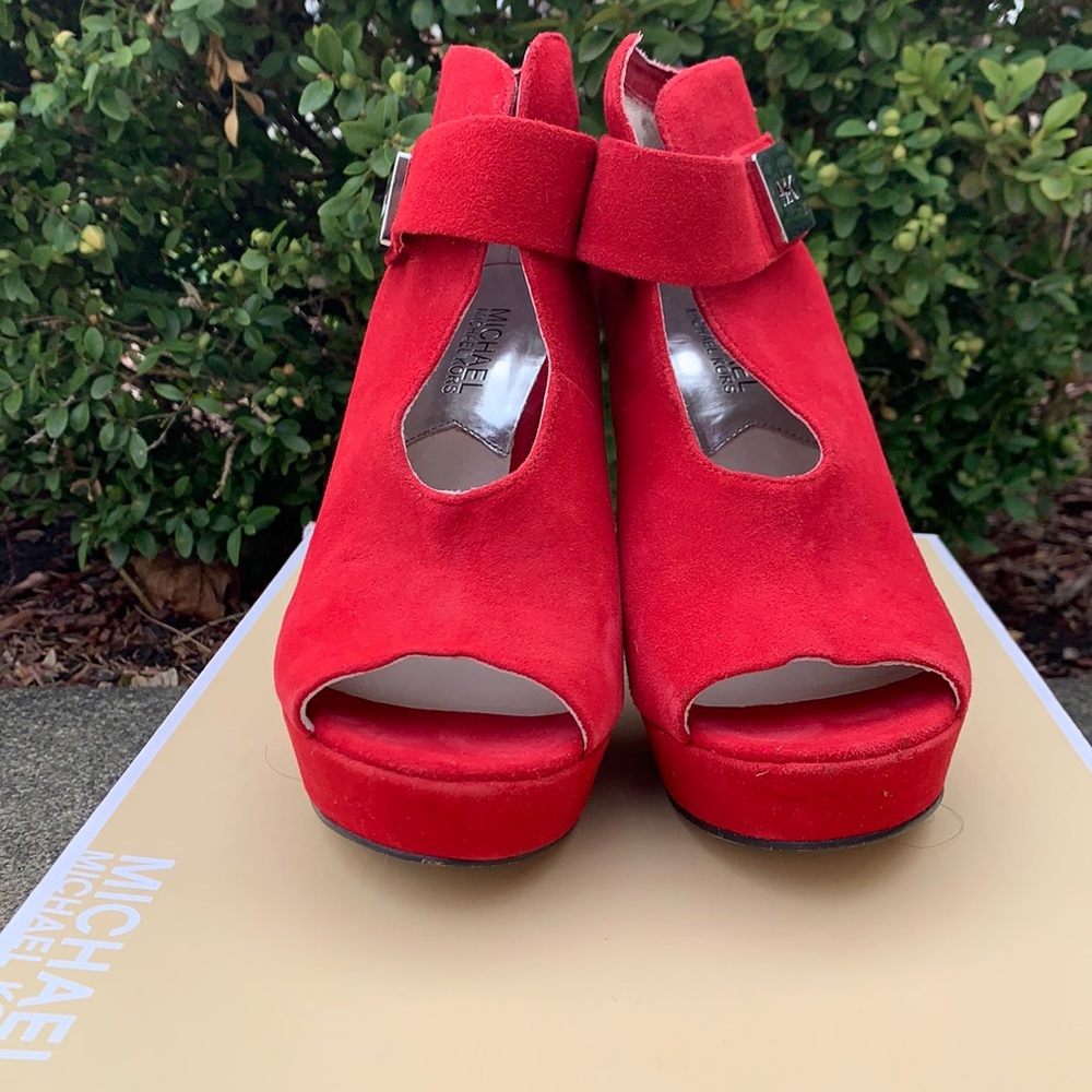 Michael Kors Suede Boots, Size 6M